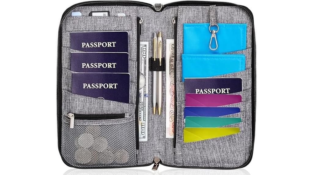 premium travel document organizer