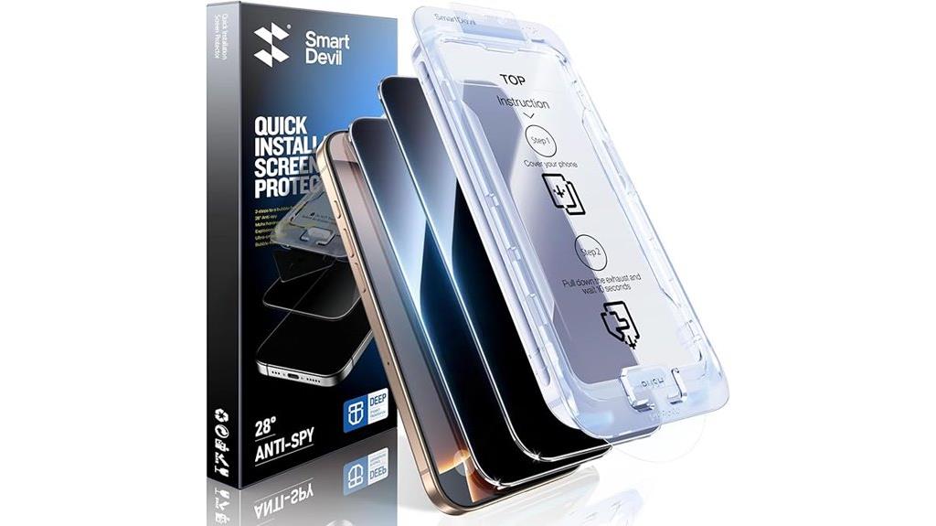 privacy anti glare iphone protector
