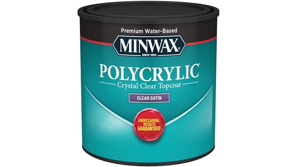 protective wood finish satin clear half pint