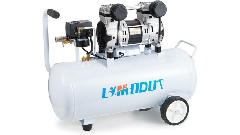 quiet gallon oil free pneumatic compressor