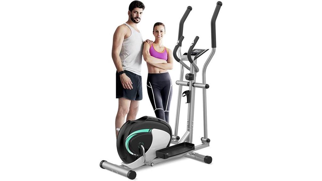 quiet magnetic elliptical exercise machine