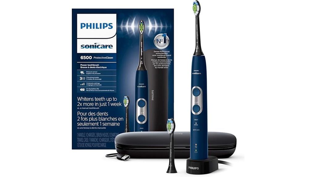 rechargeable electric toothbrush with protection
