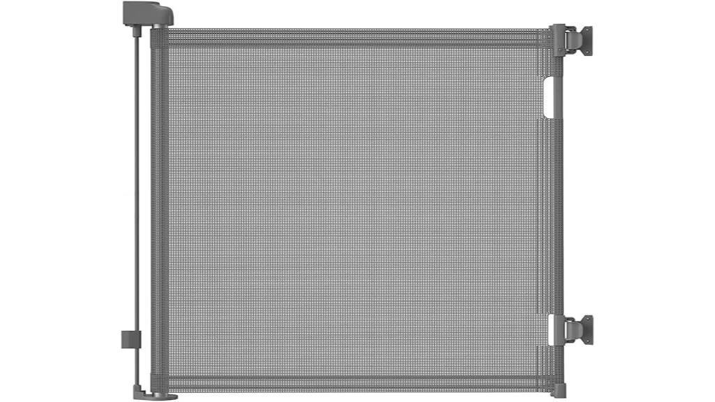 retractable baby gate for indoor outdoor