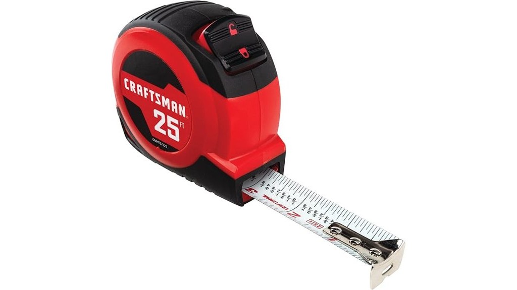 retractable self locking tape measure