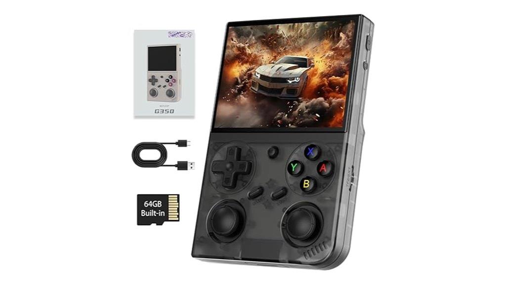 retro gaming console with preloaded games