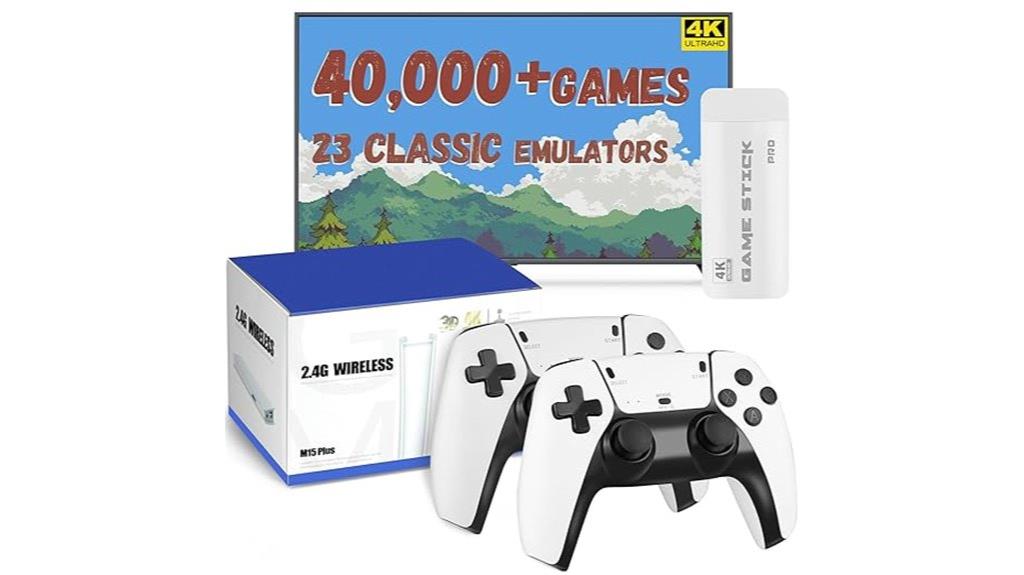 retro gaming with wireless controllers