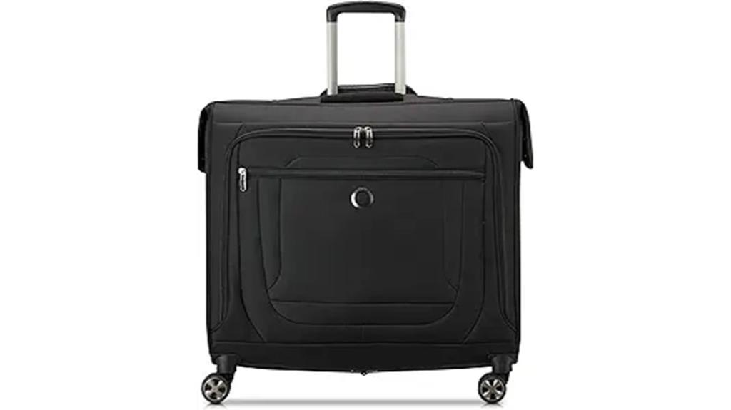 rolling garment bag spinner wheels