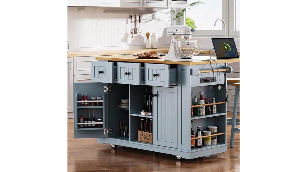 rolling kitchen island