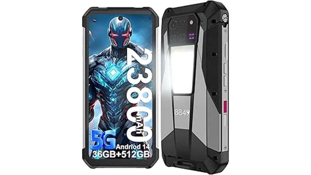rugged high capacity powerful smartphone
