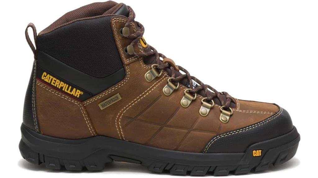 rugged waterproof steel toe work boots
