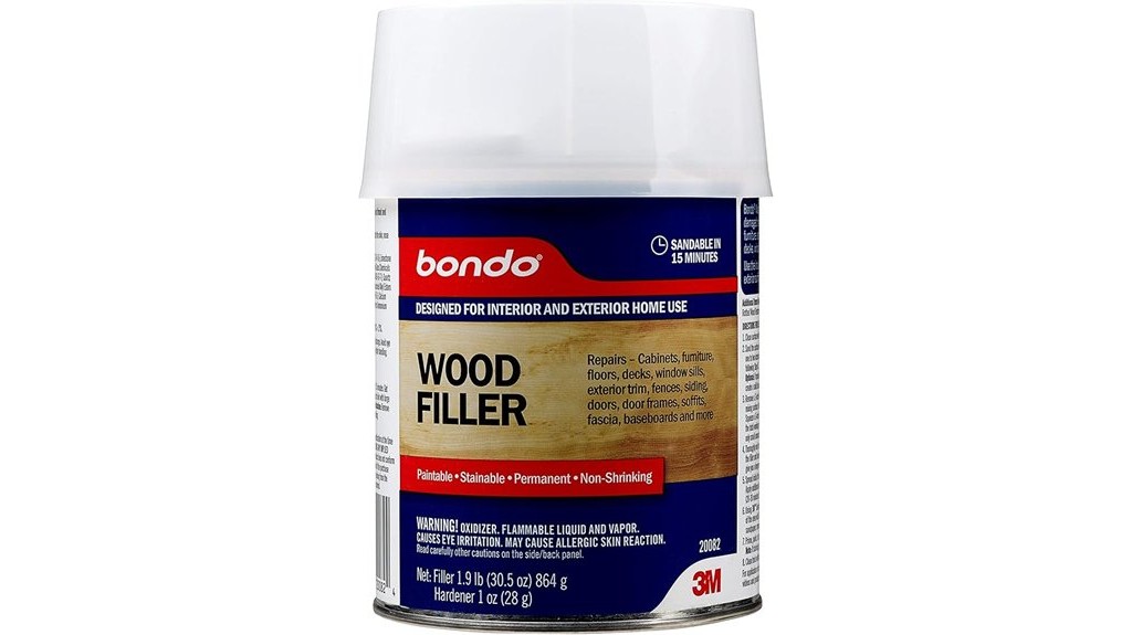 sandable paintable stainable wood filler