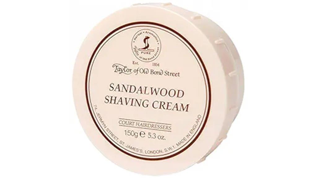 sandalwood shaving cream bowl