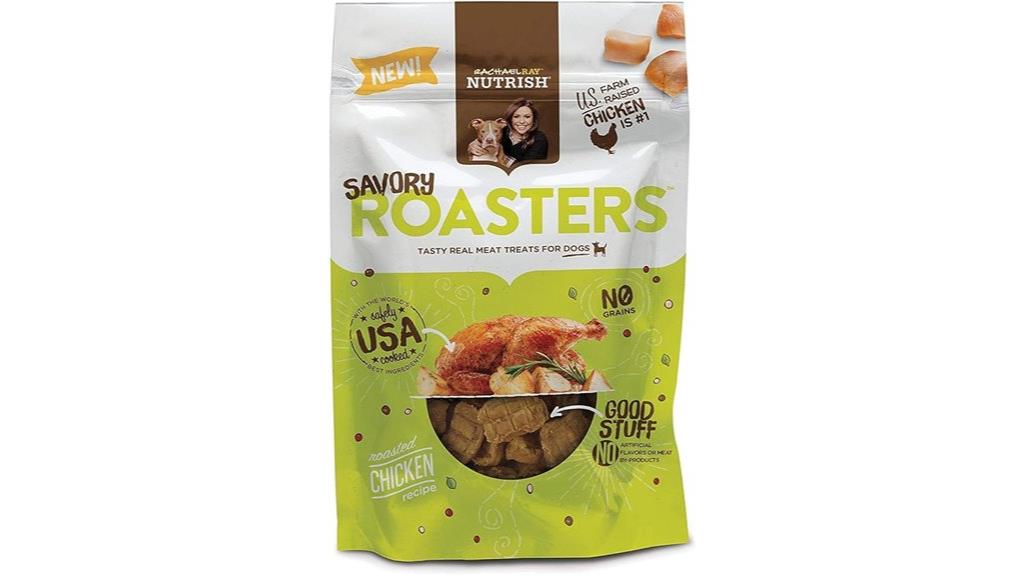 savory roasted chicken dog treats