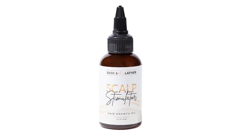 scalp stimulating mint and rosemary oil