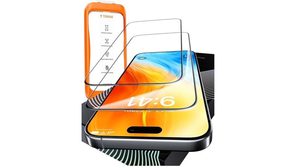 scratch resistant iphone 15 pro screen protectors