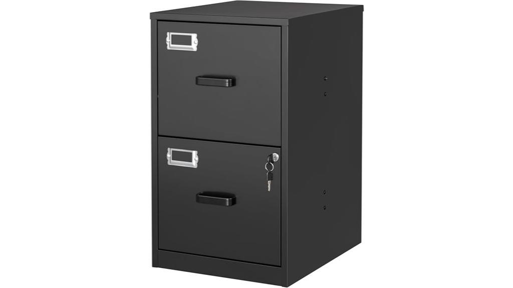 secure office storage cabinet