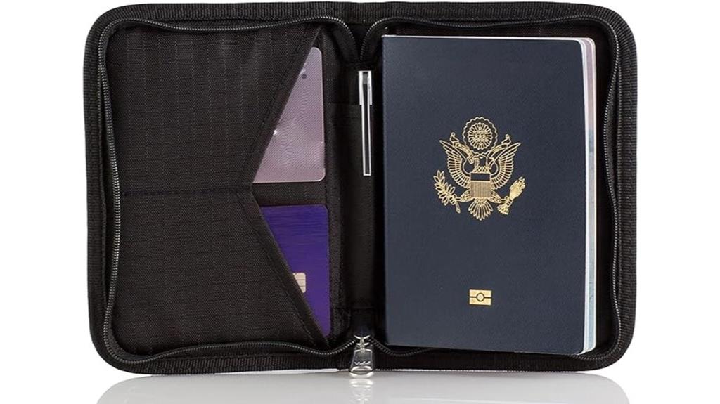 secure passport travel wallet