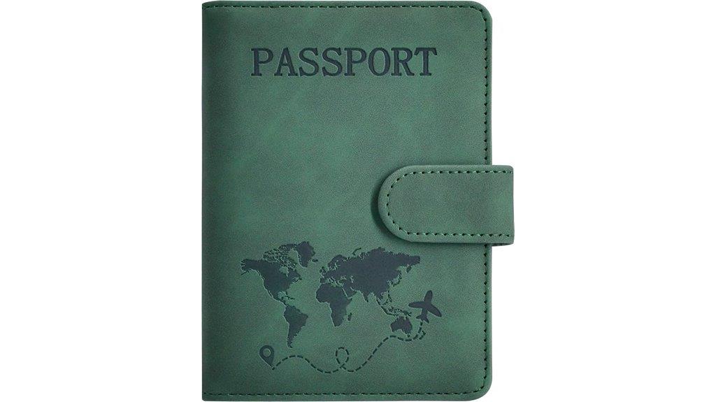 secure rfid blocking passport organizer