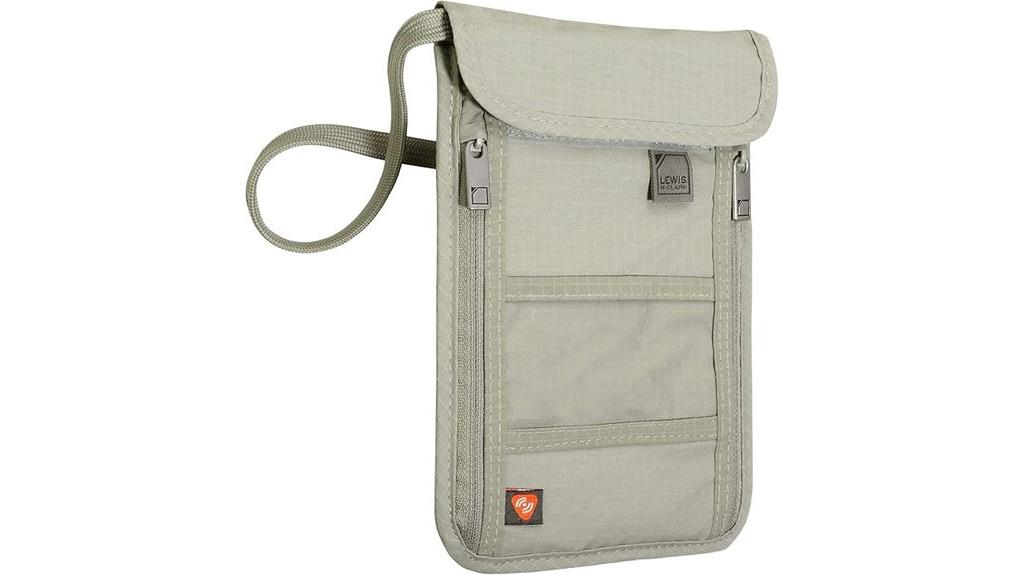 secure travel wallet with rfid protection
