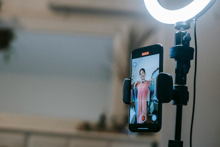 selfie enhancing lighting for professional visuals
