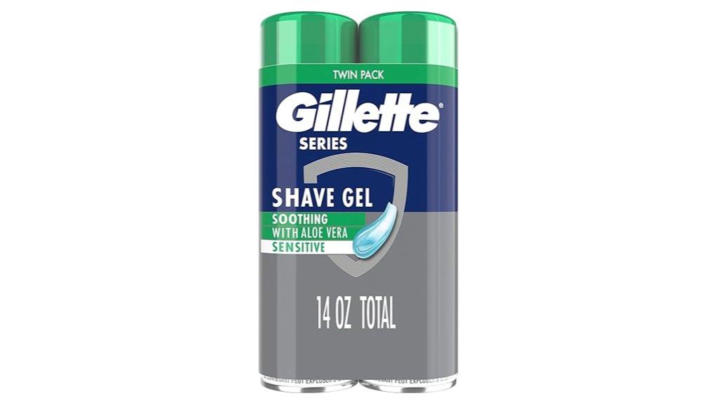 sensitive gillette 3x action shave