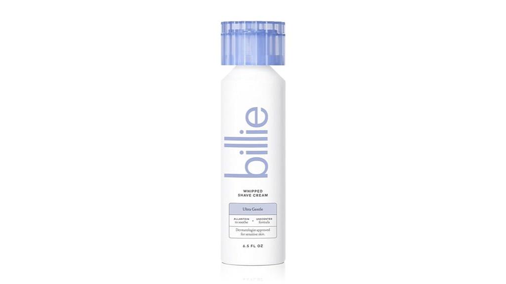 sensitive skin shaving cream by billie