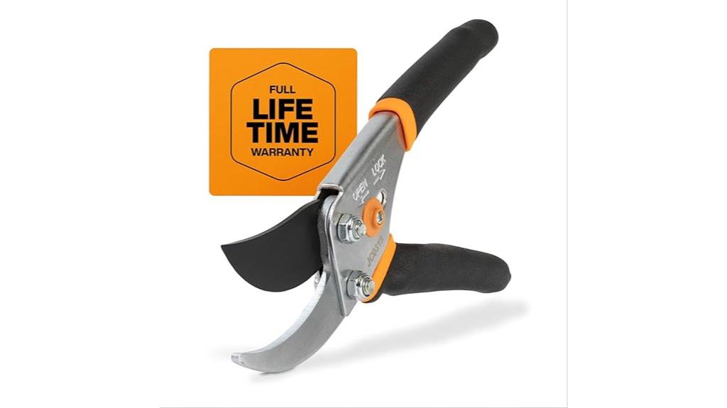 sharp steel pruning shears