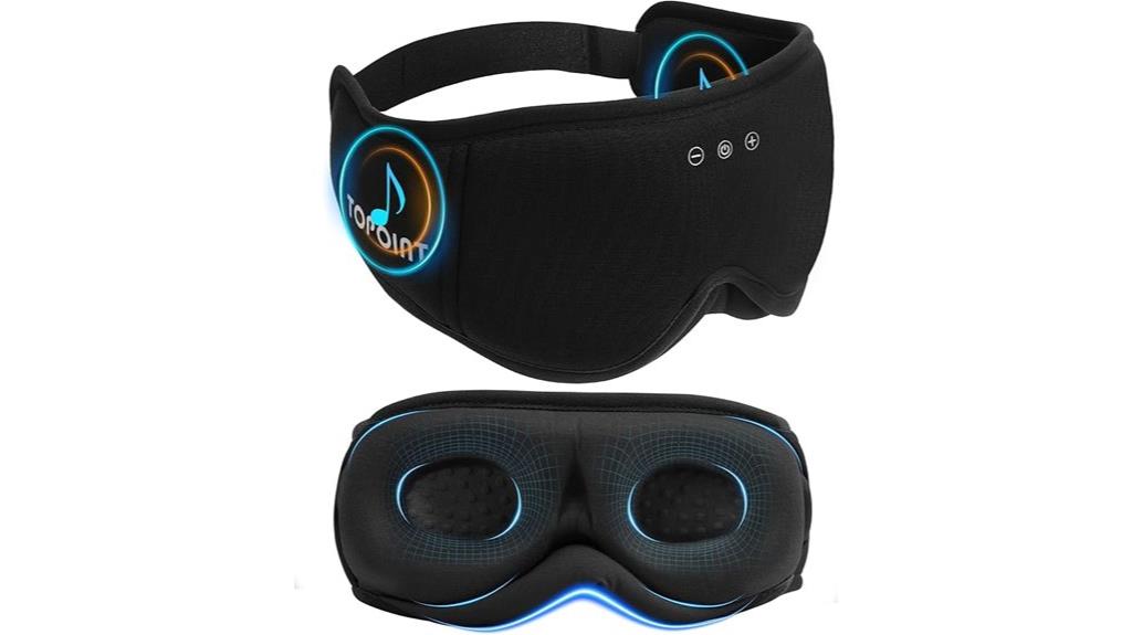 side sleeper sleep mask headphones