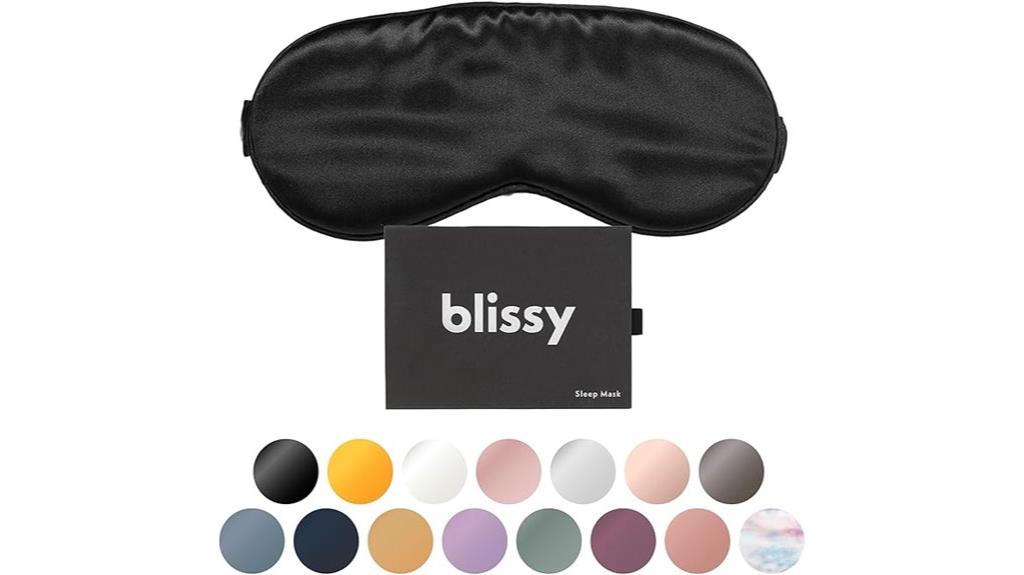 silk sleep mask total blackout