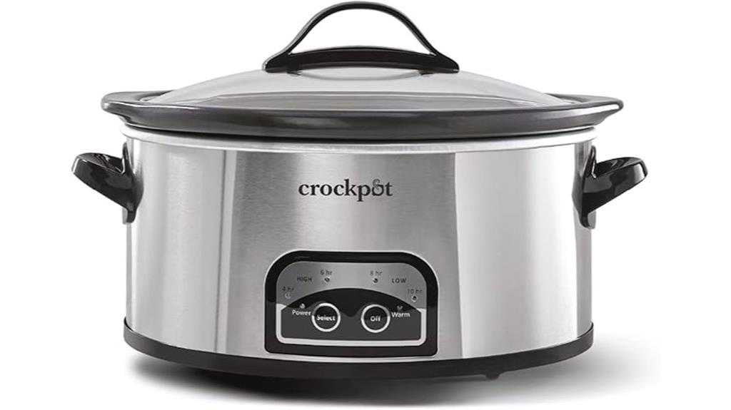 six quart programmable slow cooker