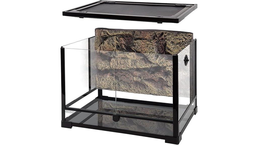 sizable reptile enclosure for display