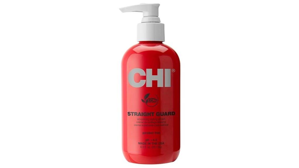 sleek and shiny hair styling