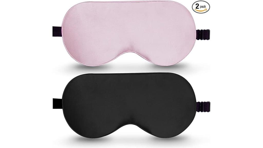 sleep mask 2 pack adjustable