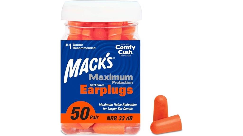soft foam hearing protection earplugs
