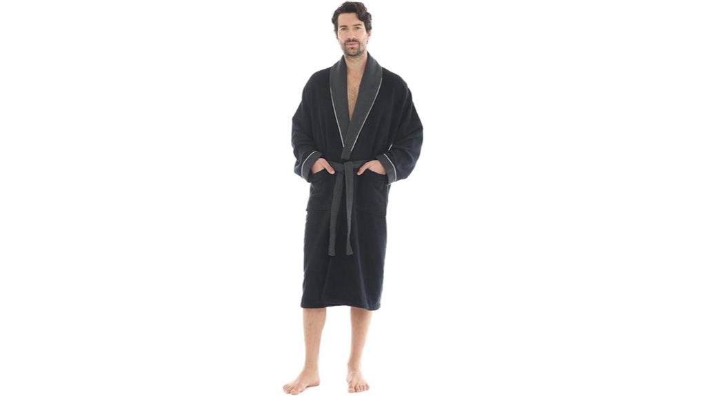 soft luxurious long spa robe