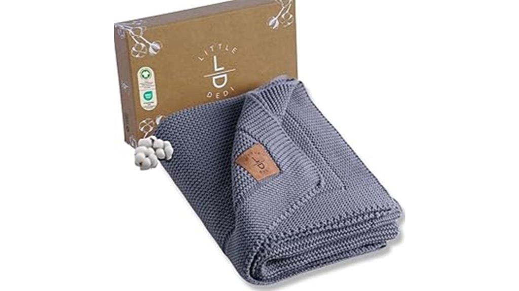 soft organic gots certified baby blanket