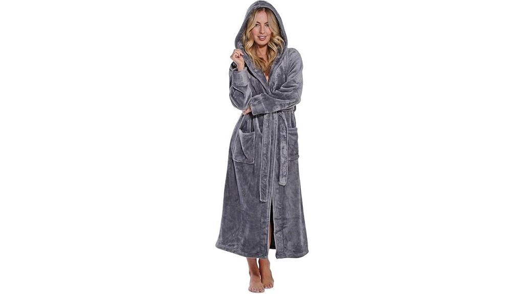 soft plush warm fleece bathrobes