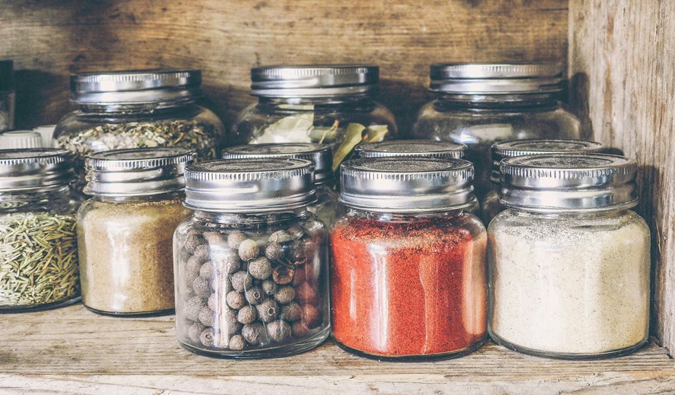 spice rack organization kitchen essentials