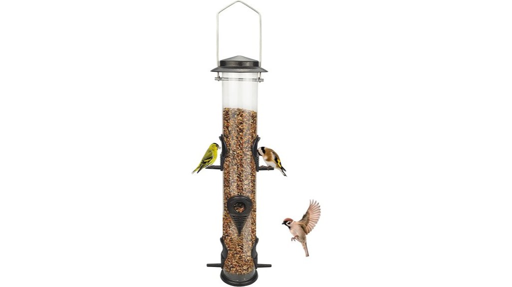 squirrel proof metal bird feeder
