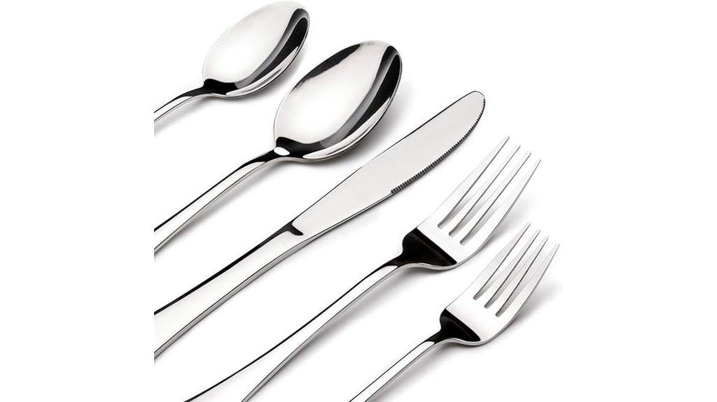 stainless steel cutlery set