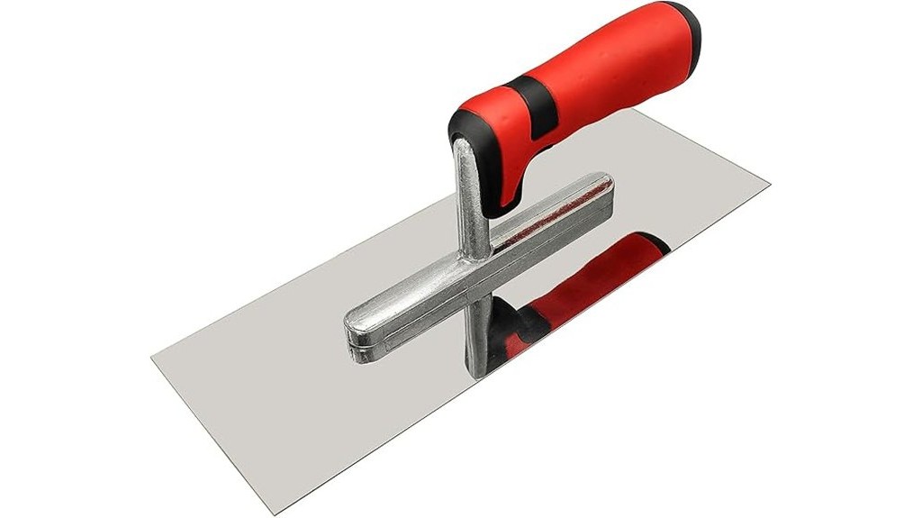 stainless steel flat finishing trowel