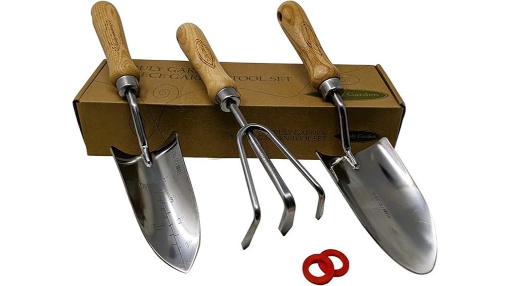 stainless steel garden tool set