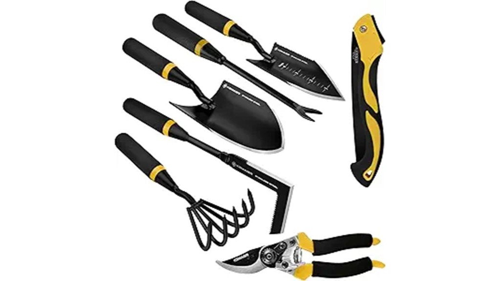 stainless steel gardening tool set