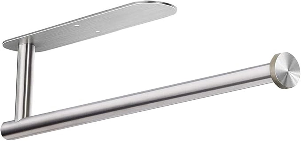 stainless steel kitchen paper towel