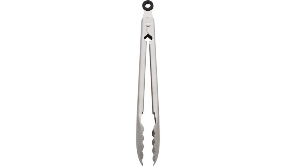 stainless steel kitchen utility tongs