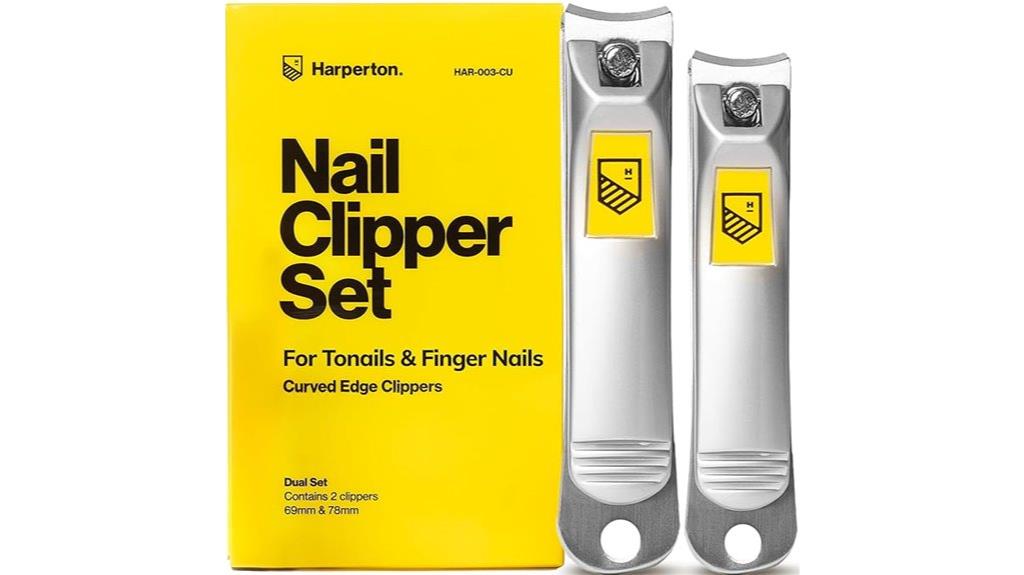 stainless steel nail clippers set