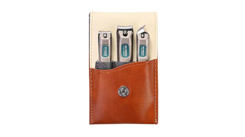 stainless steel nail clippers set