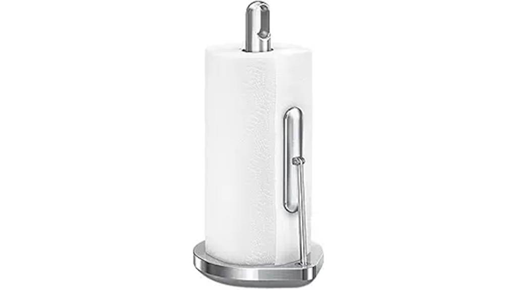 stainless steel paper towel holder