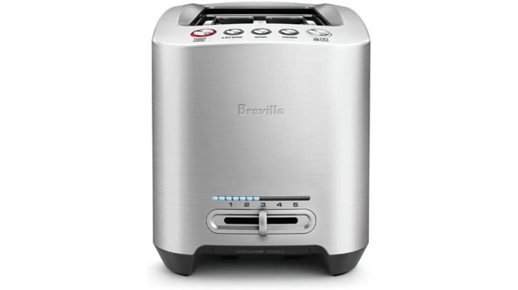 stainless steel two slice smart breville