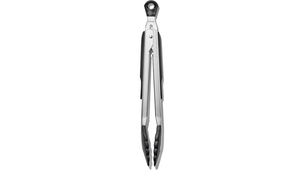 sturdy gripping tongs with nylon heads